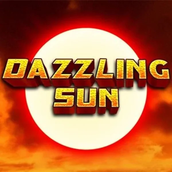 Dazzling Sun slot logo by Win Studios at GramsBet Casino