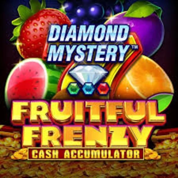 Diamond Mystery Fruitful Frenzy Cash Accumulator slot logo by Greentube at GramsBet Casino