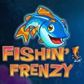 Fishin Frenzy logo – Slots by Blueprint Gaming at GramsBet Casino