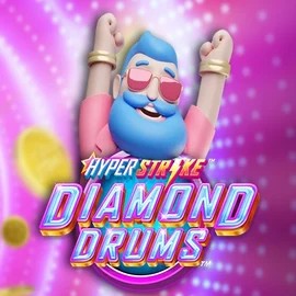 Hyper Strike Diamond Drums logo by Gameburger Studios GramsBet Casino